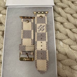 Authentic Louis Vuitton LIMITED EDITION BUCKLE BAND IN UPCYCLED LV DAMIE